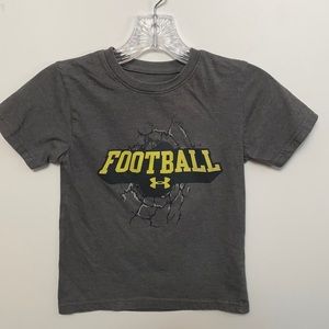 Under Armour Heatgear, Kid's Football T-shirt, Size 6